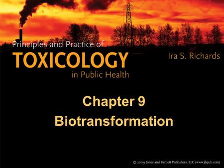 Chapter 9 Biotransformation