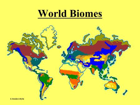 World Biomes.