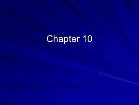 Chapter 10. Political Activity of the late 1800s: –Politicians did not address the problems caused by the rapid social and economic changes of the times.