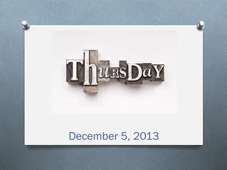 December 5, 2013. What is an Introduction? O Tell your shoulder partner what your definition is. Be ready to share in a minute!