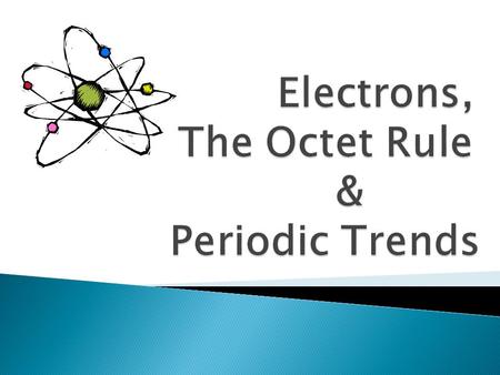  The arrangement of electrons in an atom helps determine the properties and behavior of that atom.