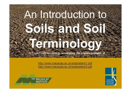 An Introduction to Soils and Soil Terminology