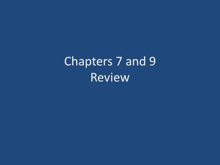 Chapters 7 and 9 Review. The first televised debates a.were held in 1952 between Kennedy and Eisenhower b.had a significant impact on the outcome of the.