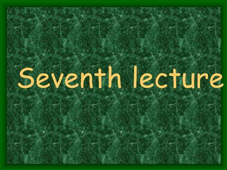 Seventh lecture. Biomes Terrestrial biomes. Aquatic biomes.