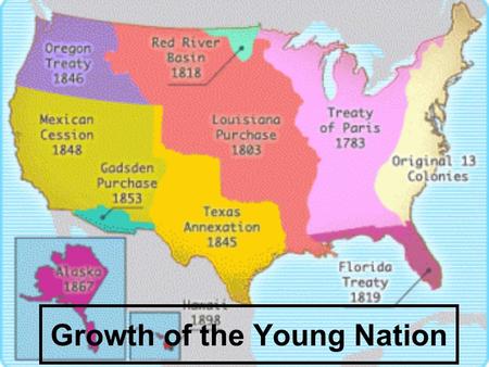 Growth of the Young Nation. Northwest Territory First U.S. governmental territory outside the original states Created by the Northwest Ordinance.