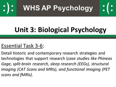 Unit 3: Biological Psychology