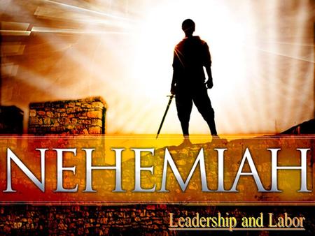 The Book of Nehemiah begins in the 20 th year of King Artaxerxes of Persia. Israel is still suffering the vestiges of God’s punishment for their national.