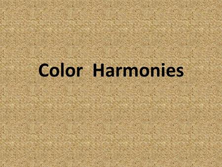 Color Harmonies. Color schemes look best, when one color dominates. Your dominant color should cover about two thirds of the room area. An equal split.