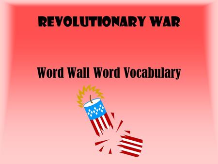 Word Wall Word Vocabulary