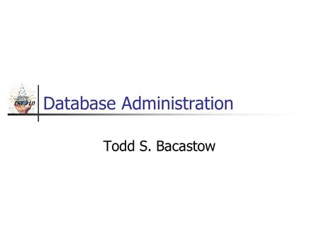 Database Administration