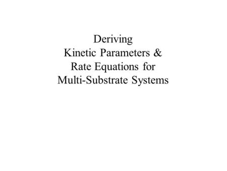 Multi-Substrate Systems