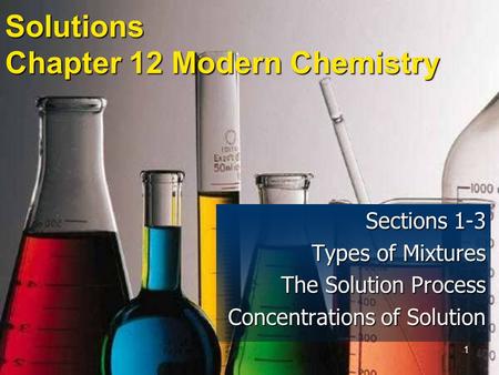 Solutions Chapter 12 Modern Chemistry