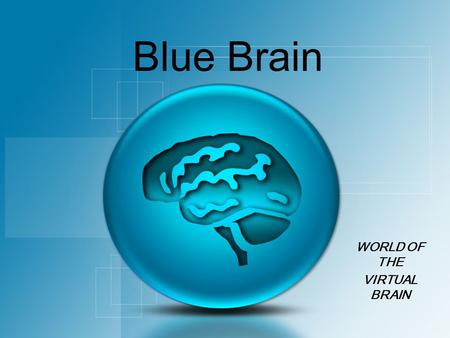 WORLD OF THE VIRTUAL BRAIN