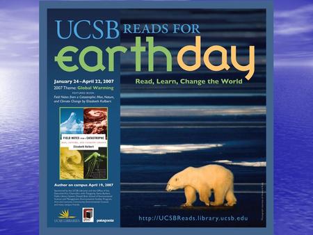 Executive Vice-Chancellor Gene Lucas reads for Earth Day!