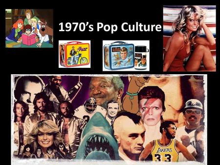 1970’s Pop Culture. Fashion 1970s fashion was expressive and fun. People wore jump suits, turtlenecks, hot pants and everything in between.