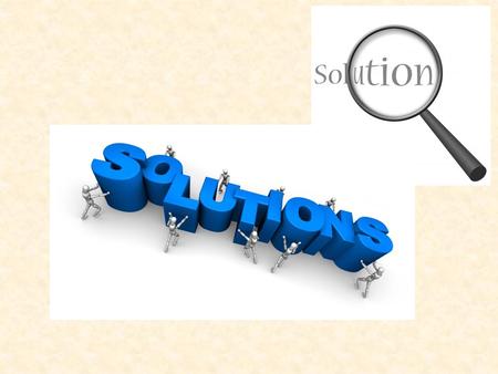 Solutions Chapter 12. Types of Mixtures Solutions –Solvent dissolves a solute Suspensions –The solute particles are too large to be dissolved. They.