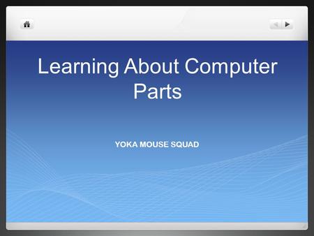 Learning About Computer Parts