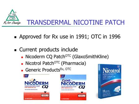 TRANSDERMAL NICOTINE PATCH