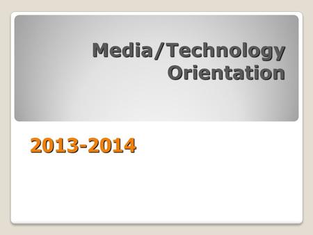 Media/Technology Orientation 2013-2014. Kinard Network Agreements PSD Code of Conduct ◦You and your parents have signed a network agreement form.  Deadline.