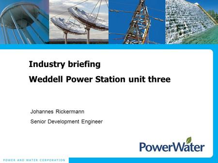 Weddell Power Station unit three