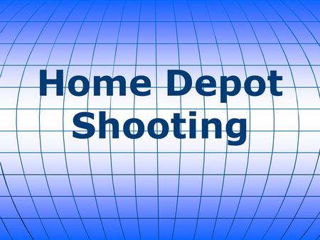 Home Depot Shooting. Sunday afternoon an employee shot a store manager and then himself in a New York Home Depot. The 38-year-old manager, who was shot.