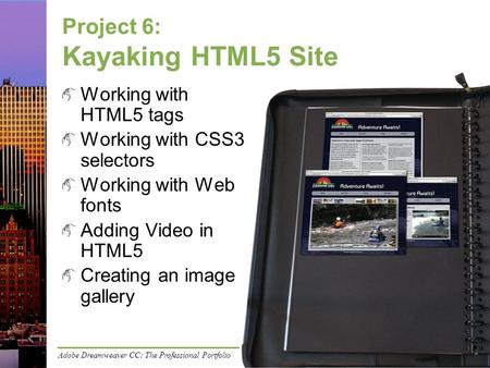 Project 6: Kayaking HTML5 Site