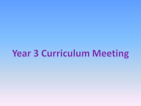 Homework will be given out on Wednesday and is to be handed in on the following Monday (unless for a longer project when more time will be given.) Our.