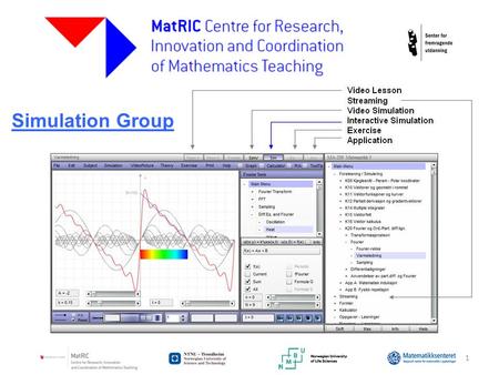 1 Simulation Group. 2 Keywords in Mathematics Education Visualization Simulation Programming.