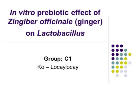 Group: C1 Ko – Locaylocay