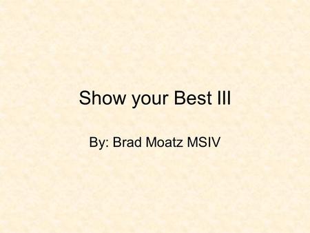 Show your Best III By: Brad Moatz MSIV. Presentation 42 y.o. male presents with R foot pain and h/o psoriasis.