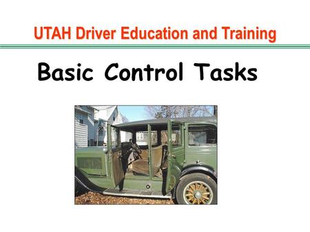 UTAH Driver Education and Training