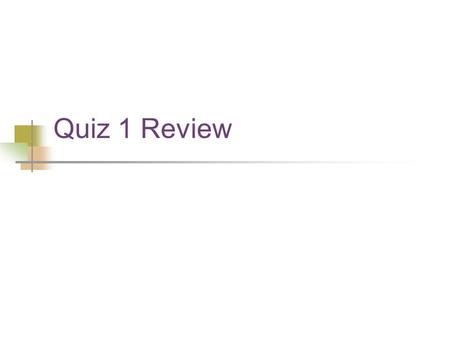 Quiz 1 Review. Analog Synthesis Overview Sound is created by controlling electrical current within synthesizer, and amplifying result. Basic components: