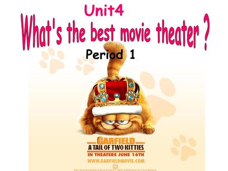 Unit4 Period 1 Chant I am happier, I am healthier. I can be taller, I will be stronger. My house is bigger, my room is cleaner. My friends are funnier,