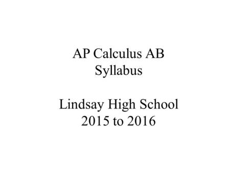 The previous mathematics courses your have studied dealt with finite solutions to a given problem or problems. Calculus deals more with continuous mathematics.