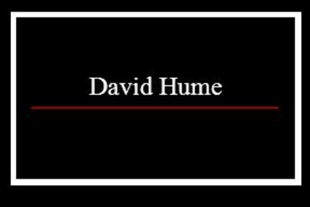 David Hume.