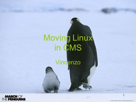 1 Moving Linux in CMS Vincenzo. 2 Generic Certification backward compatibility SLC4 is binary backward compatible: –Binaries built on SLC3 are usable.