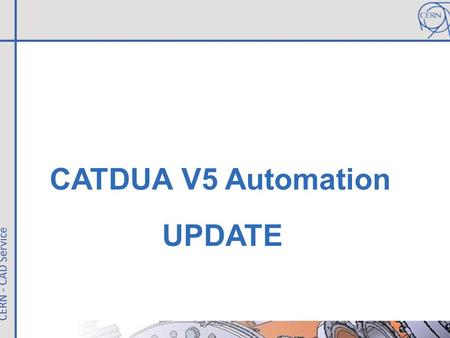 CATDUA V5 Automation UPDATE.