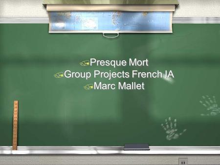 / Presque Mort / Group Projects French IA / Marc Mallet / Presque Mort / Group Projects French IA / Marc Mallet.