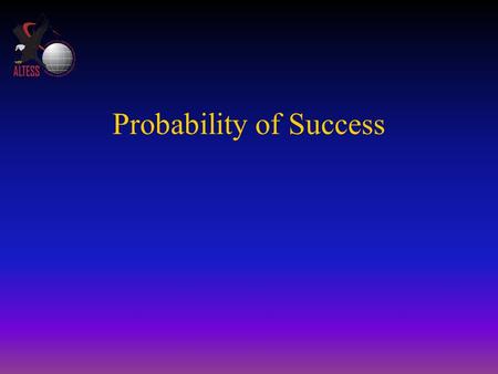 Probability of Success. 2 AIM Home Page 3 AIM Contact Page Select to request training.