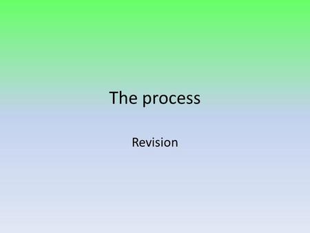 The process Revision. All information must be recorded Money from Customers is recorded on a Receipt Money paid to suppliers and employees on a Cheque.