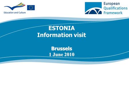 Ecdc.europa.eu ESTONIA Information visitBrussels 1 June 2010.