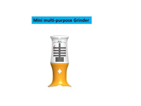 Mini multi-purpose Grinder. MARKETING AREA ESTIMATE PROJECT COST AND TIME CHUTNEY AND BLENDER OPERATION PEELING OPERATION FEATURES ADVANTAGE INTRODUCTION.