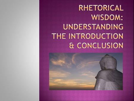  Purpose of an introduction  Audience’s first impression  Sets up the thesis and the structure for the entire essay or speech  Without it, it’s like.