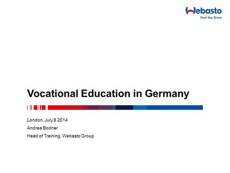 Vocational Education in Germany