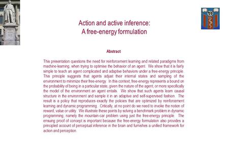 Abstract This presentation questions the need for reinforcement learning and related paradigms from machine-learning, when trying to optimise the behavior.