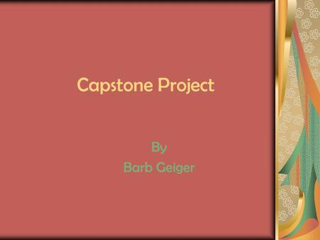 Capstone Project By Barb Geiger. Introduction Diversity Small Group Communication Media Literacy.