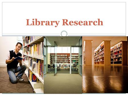 Library Research Library research is an important part of research. You can often find scholarly journal articles or books at a college/university library.