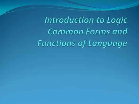 Three Basic Functions are generally noted: there is perhaps nothing more subtle than language is, and nothing has as many different uses. Without a doubt,