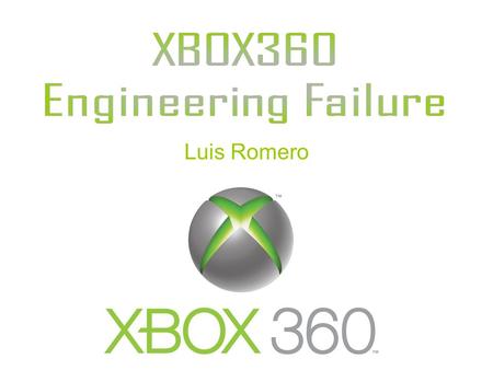 Luis Romero. Xbox360 allows users to compete online with multiplayer using Xbox live, and download game demos, TV shows, and music videos. It is Microsoft's.