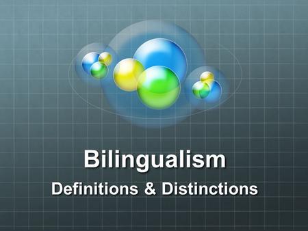 Definitions & Distinctions